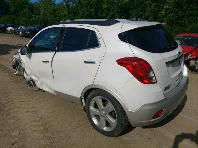 KL4CJFSB1FB116276 - 2015 BUICK ENCORE CON WHITE photo 3