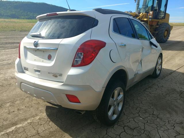 KL4CJFSB1FB116276 - 2015 BUICK ENCORE CON WHITE photo 4