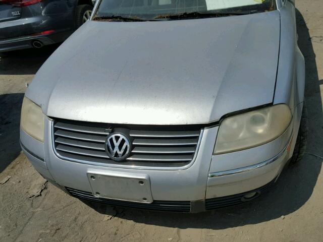 WVWPD63B72P113814 - 2002 VOLKSWAGEN PASSAT GLS SILVER photo 7