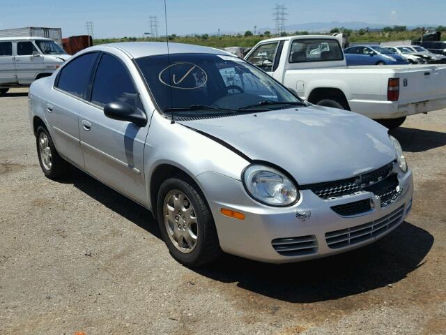 1B3ES56C74D619998 - 2004 DODGE NEON SXT SILVER photo 1