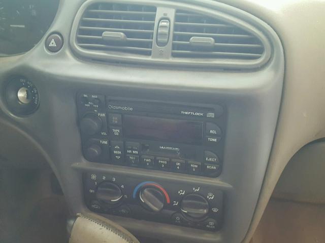 1G3NG52M6X6341151 - 1999 OLDSMOBILE CUTLASS GL GOLD photo 9