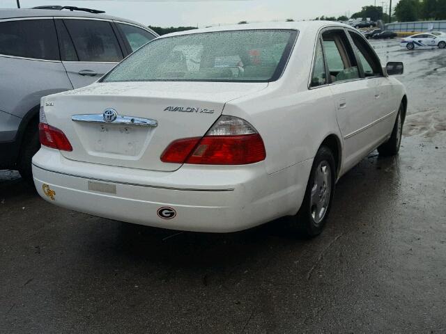 4T1BF28B24U353536 - 2004 TOYOTA AVALON XL WHITE photo 4