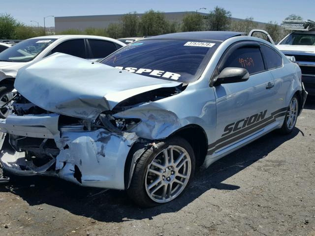 JTKDE167370201214 - 2007 TOYOTA SCION TC ვერცხლისფერი ფოტო 2