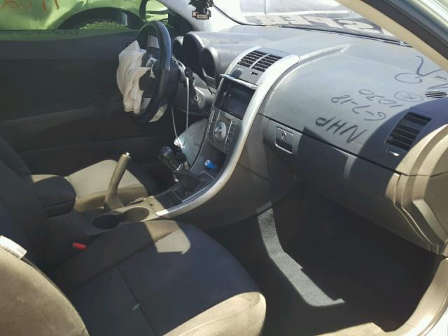 JTKDE167370201214 - 2007 TOYOTA SCION TC ვერცხლისფერი ფოტო 5