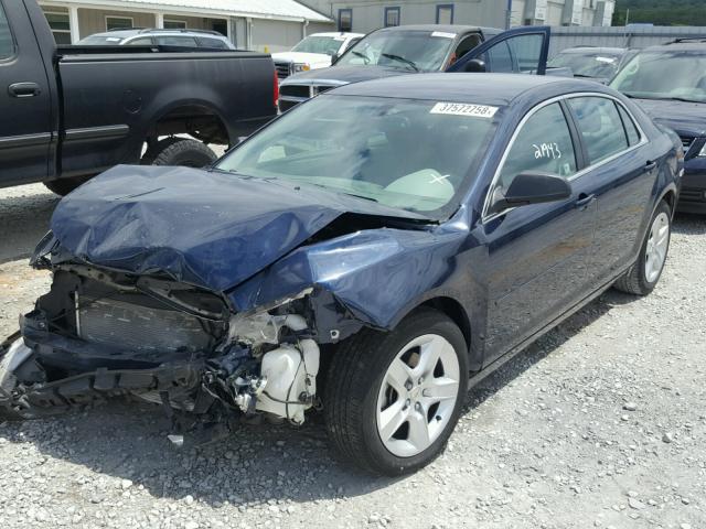 1G1ZB5E15BF229170 - 2011 CHEVROLET MALIBU LS BLUE photo 2