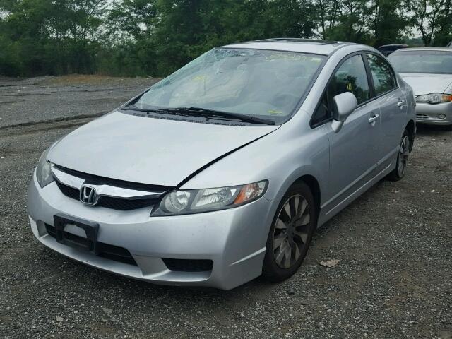 2HGFA1F90AH315592 - 2010 HONDA CIVIC EXL Gümüş foto 2