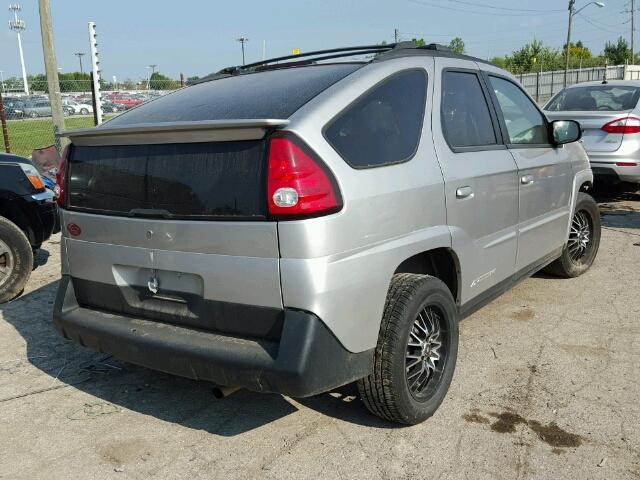 3G7DA03E95S543299 - 2005 PONTIAC AZTEK SILVER photo 4