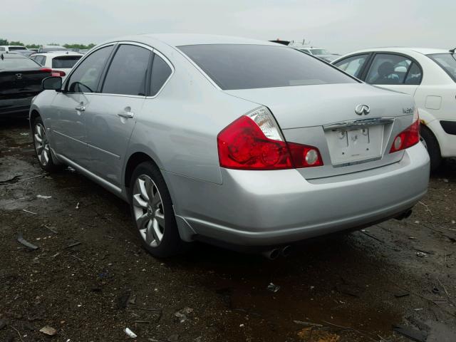 JNKAY01F87M462159 - 2007 INFINITI M35 BASE SILVER photo 3