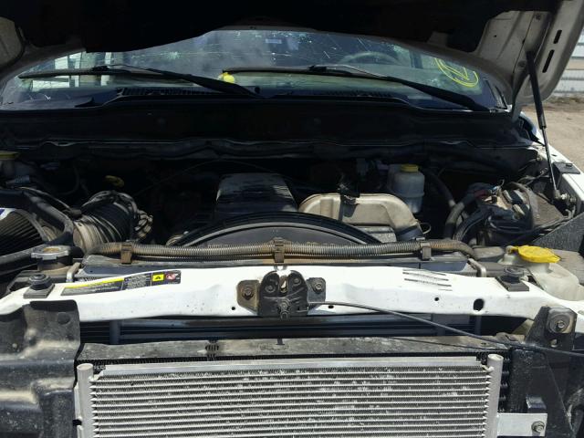 3D3KU28C34G215341 - 2004 DODGE RAM 2500 S WHITE photo 7