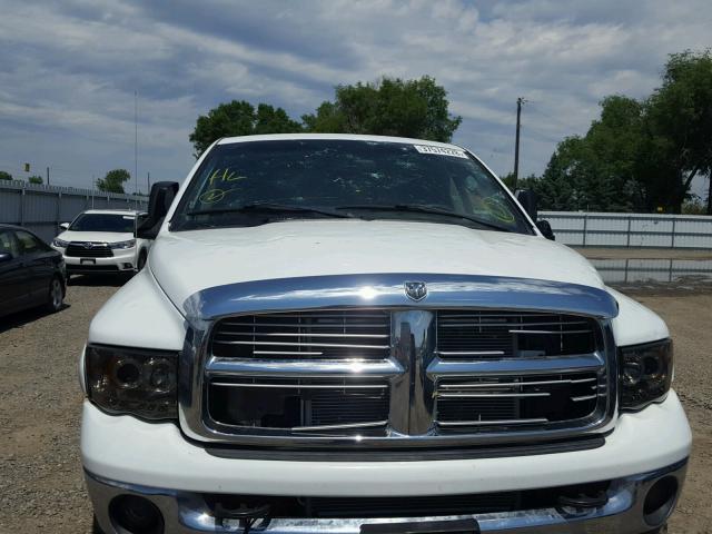 3D3KU28C34G215341 - 2004 DODGE RAM 2500 S WHITE photo 9