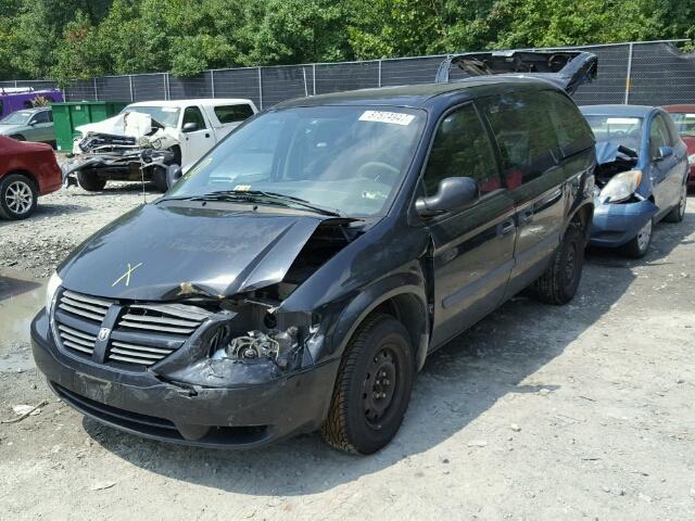 1D4GP24R36B542529 - 2006 DODGE GRAND CARA BLACK photo 2