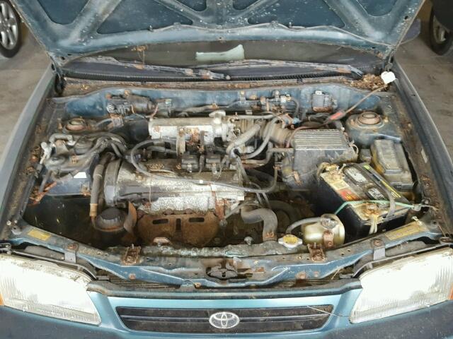 JT2AC52L9V0203159 - 1997 TOYOTA TERCEL CE GREEN photo 7