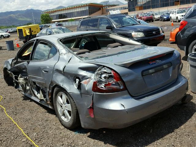 2G2WP552071117061 - 2007 PONTIAC GRAND PRIX Сірий фото 3