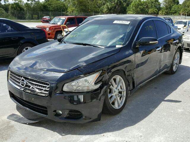 1N4AA5AP3AC841424 - 2010 NISSAN MAXIMA S أسود صورة 2