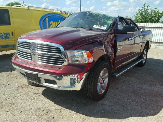 1C6RR6LG5GS376501 - 2016 RAM 1500 SLT Bordo foto 2