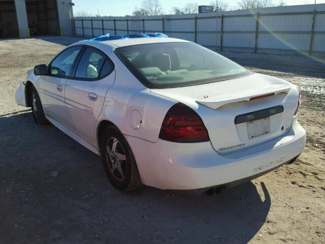 2G2WS522341156418 - 2004 PONTIAC GRAND PRIX WHITE photo 3