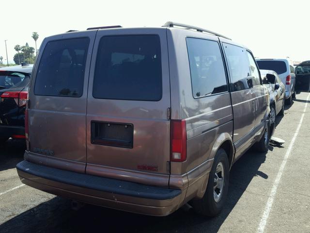 1GKDM19W71B513047 - 2001 GMC SAFARI XT BROWN photo 4