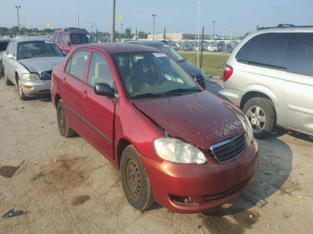 1NXBR32E55Z377153 - 2005 TOYOTA COROLLA MAROON photo 1