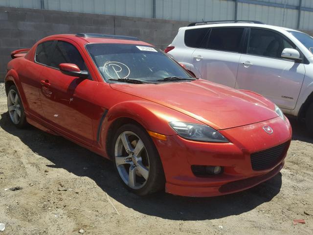 JM1FE173140122728 - 2004 MAZDA RX8 RED photo 1