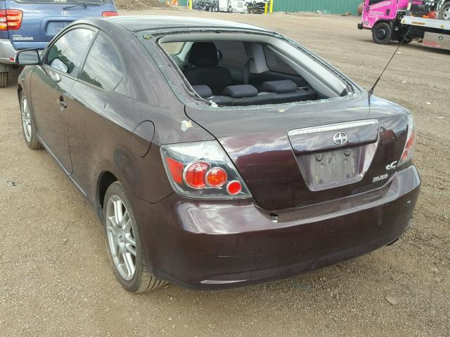 JTKDE3B73A0313293 - 2010 TOYOTA SCION TC 勃艮第红 照片 3