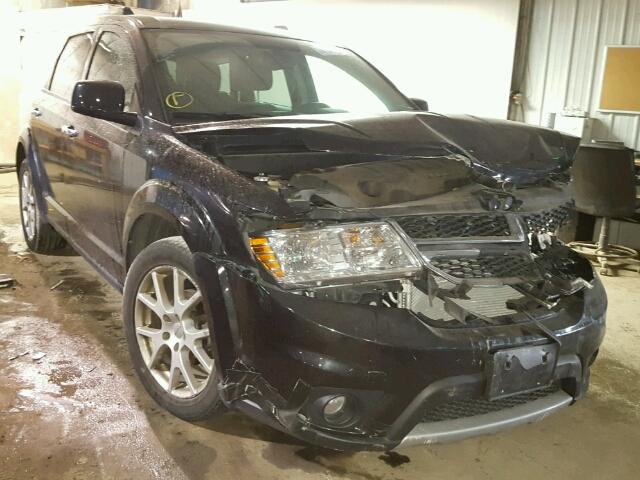 3C4PDDDG3CT176467 - 2012 DODGE JOURNEY BLACK photo 1