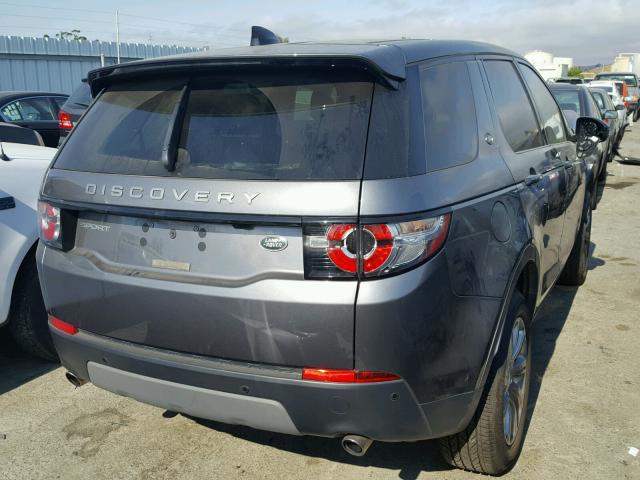 SALCP2BG3HH636707 - 2017 LAND ROVER DISCOVERY GRAY photo 4