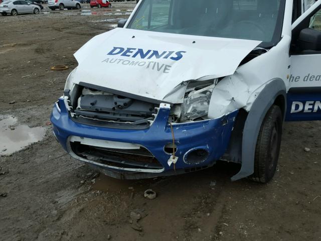 NM0LS7DN8DT174812 - 2013 FORD TRANSIT CO WHITE photo 9
