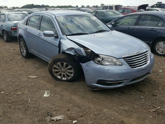 1C3CCBBB5CN210670 - 2012 CHRYSLER 200 BLUE photo 1