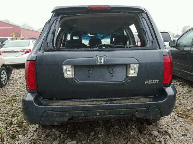 2HKYF18534H003510 - 2004 HONDA PILOT EXL GRAY photo 10