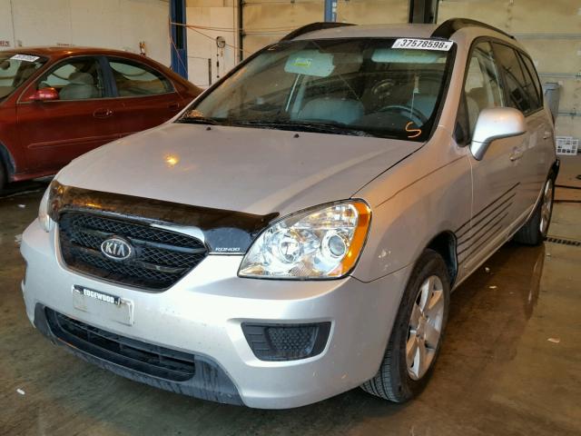 KNAFG526587168298 - 2008 KIA RONDO LX SILVER photo 2