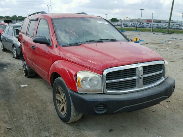 1D4HB48N94F222482 - 2004 DODGE DURANGO RED photo 1