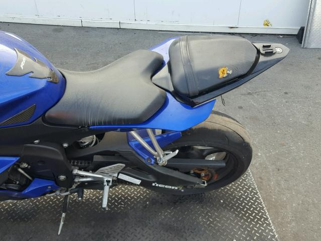 JYARJ16Y09A002681 - 2009 YAMAHA YZFR6 C BLUE photo 6