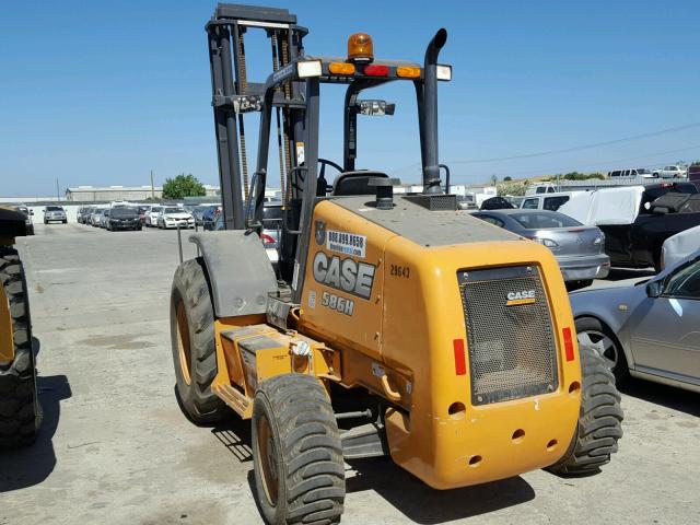 JJGN580HEGC738096 - 2016 CASE FORKLIFT YELLOW photo 3