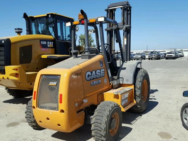 JJGN580HEGC738096 - 2016 CASE FORKLIFT YELLOW photo 4