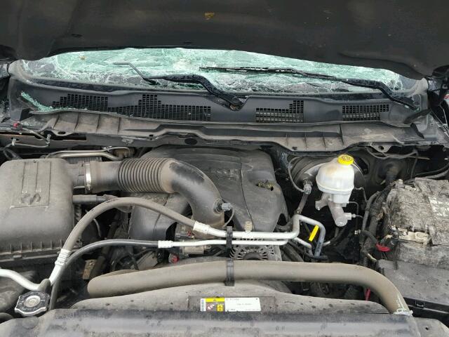 1C6RR6GT5FS559449 - 2015 RAM 1500 SLT BLACK photo 7