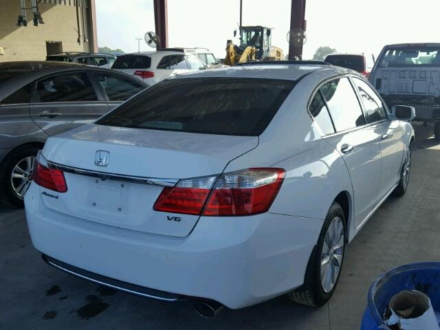 1HGCR3F88EA038208 - 2014 HONDA ACCORD EXL WHITE photo 4