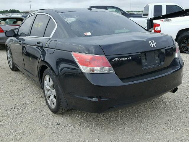 1HGCP2F80AA074565 - 2010 HONDA ACCORD EXL BLACK photo 3