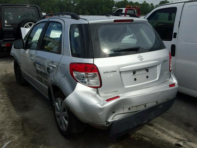 JS2YA5A33A6301324 - 2010 SUZUKI SX4 SILVER photo 3