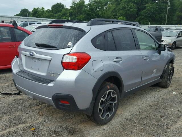 JF2GPABC8G8255287 - 2016 SUBARU CROSSTREK SILVER photo 4