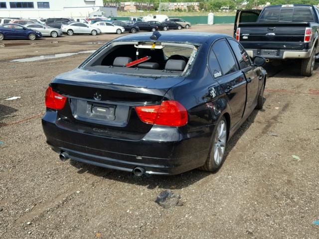 WBAPL3C57AA776147 - 2010 BMW 335 XI BLACK photo 4