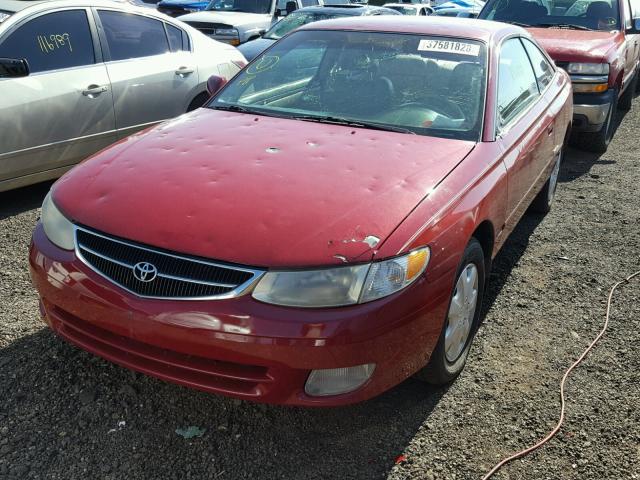 2T1CF22P4XC136973 - 1999 TOYOTA CAMRY SOLA RED photo 2