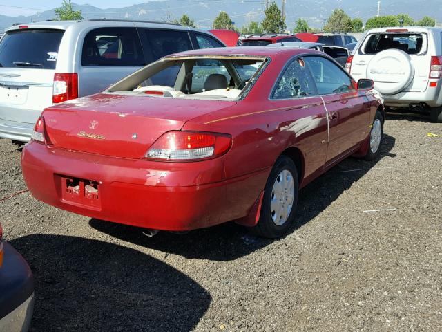 2T1CF22P4XC136973 - 1999 TOYOTA CAMRY SOLA RED photo 4