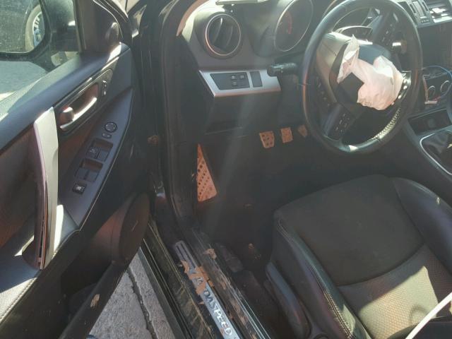 JM1BL1L38C1629421 - 2012 MAZDA SPEED 3 BLACK photo 9