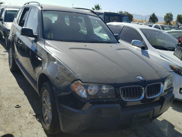 WBXPA73404WC35638 - 2004 BMW X3 2.5I BLACK photo 1