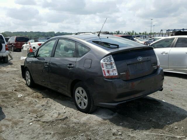 JTDKB20U883391121 - 2008 TOYOTA PRIUS GRAY photo 3