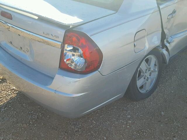 1G1ZT52825F229291 - 2005 CHEVROLET MALIBU LS ვერცხლისფერი ფოტო 10