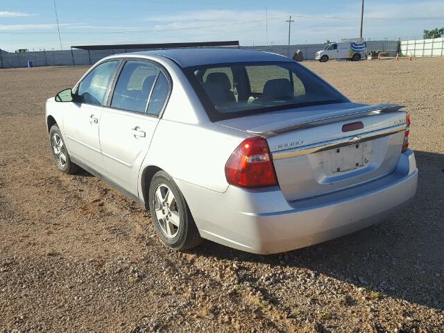 1G1ZT52825F229291 - 2005 CHEVROLET MALIBU LS SILVER photo 3