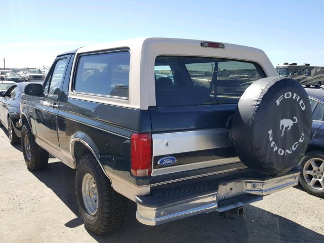 1FMEU15N1PLB19281 - 1993 FORD BRONCO U10 GREEN photo 3