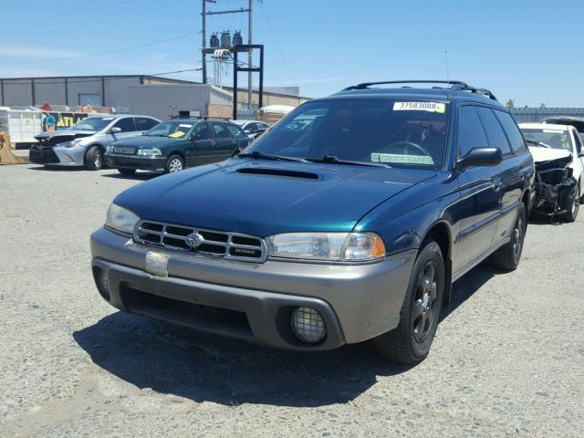 4S3BG6853X6658989 - 1999 SUBARU LEGACY OUT GREEN photo 2