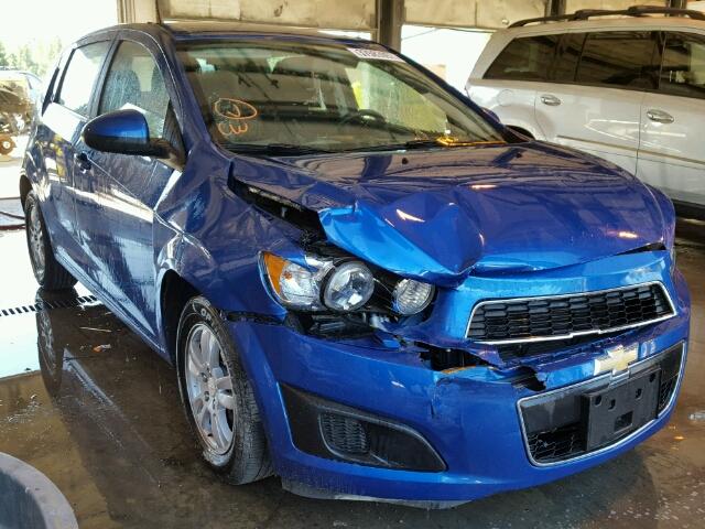 1G1JC6SG9G4185282 - 2016 CHEVROLET SONIC BLUE photo 1